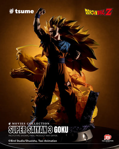 Dragon Ball Z - Super Saiyan 3 Goku Movies Collection 1/4 Scale Statue