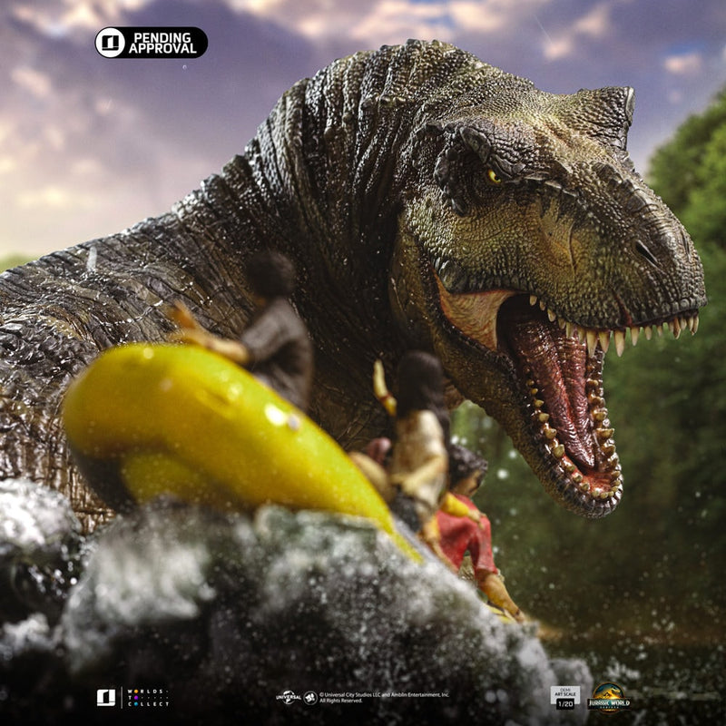Jurassic World Rebirth - T-Rex River Scene Demi Art Scale 1/20 - Spec ...