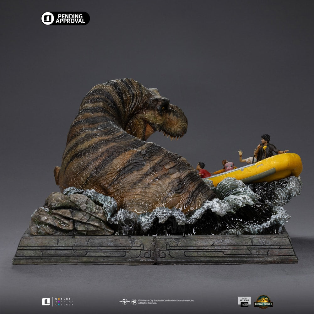 Jurassic World Rebirth - T-Rex River Scene Demi Art Scale 1/20 - Spec ...