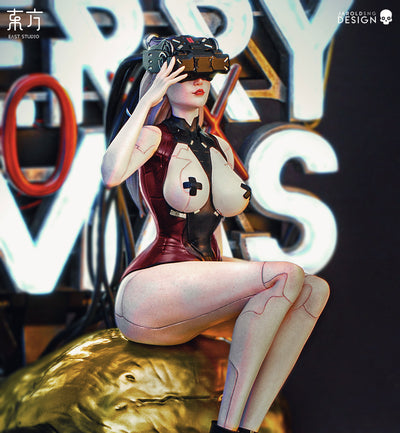 Merry Xmas (by Jarold Sng) - Gold - 50cm Statue