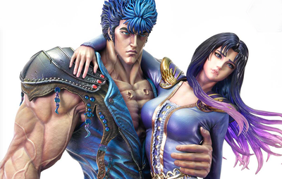 Fist of the North Star - Kenshiro and Yuria "Polar Star of Love" (Bonus Version) 1/4 Scale Statue