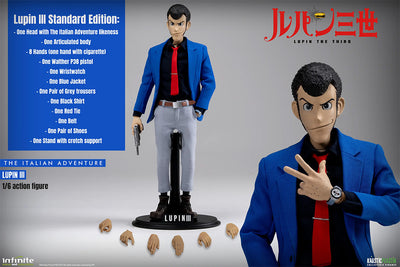 Lupin the 3rd Part IV: The Italian Adventure - Lupin (Standard Ed.) 1/6 Scale Figure