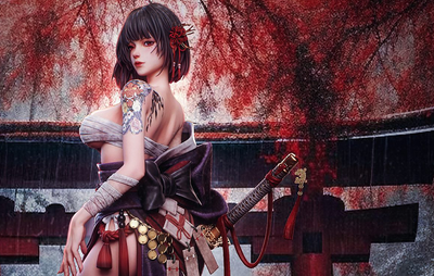 Oiran Higanbana 1/4 Scale Statue