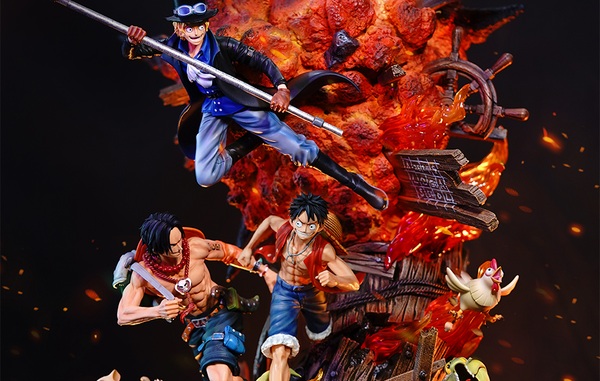 Ace and sales luffy figure