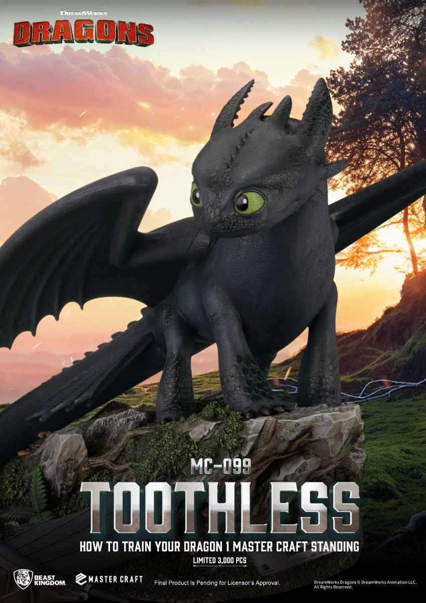 How to Train Your Dragon - Toothless Master Craft Statue