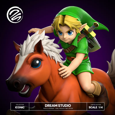 Link and Epona 1/4 Scale Statue by Dream Studio