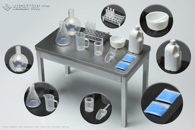 Toxic White, Pink Man & Scenario Accessories 1/6 Scale Set