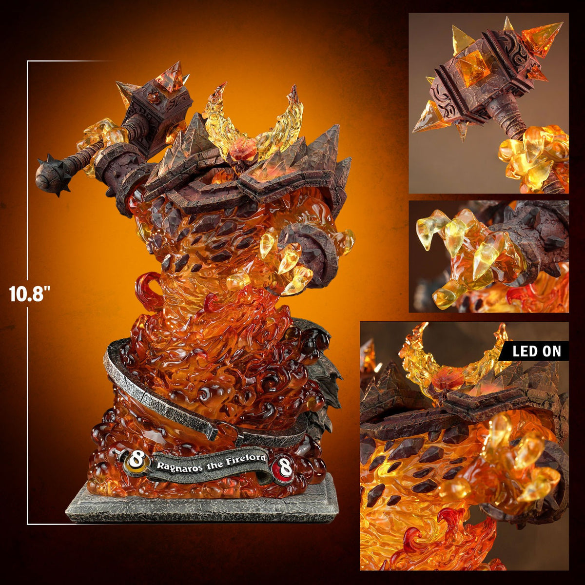 Hearthstone - Ragnaros the Fire Lord 1/10 Scale Statue - Spec Fiction Shop
