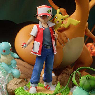 Pokémon - Red Trainer (Diorama) Statue by Black Swan Collectibles