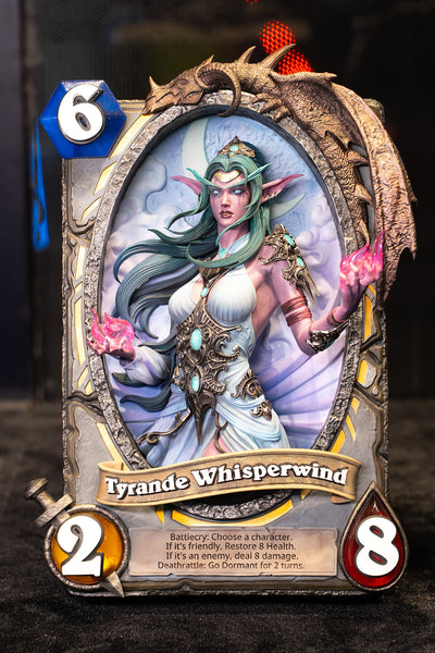 Hearthstone - Tyrande Whisperwind Card Art Statue