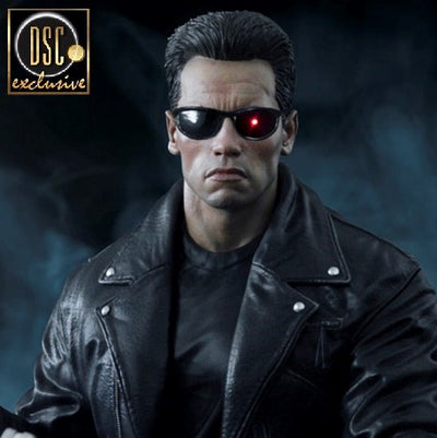 Terminator 2 - T-800 on Motorcycle (Exclusive) Signature Edition 1/4 Scale Statue