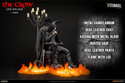 The Crow (1994) - Eric Draven (Luxury Eternal Ed.) Plus Format 1/4 Scale Statue