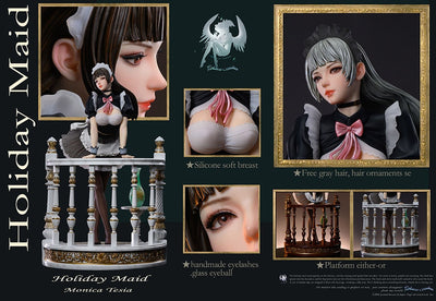 Holiday Maid - Monica Tesia (Black Version) 1/4 Scale Statue