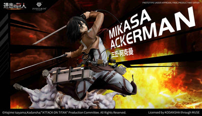 Attack on Titan - Mikasa Ackerman 1/6 Scale Statue by Zodiakos Studio