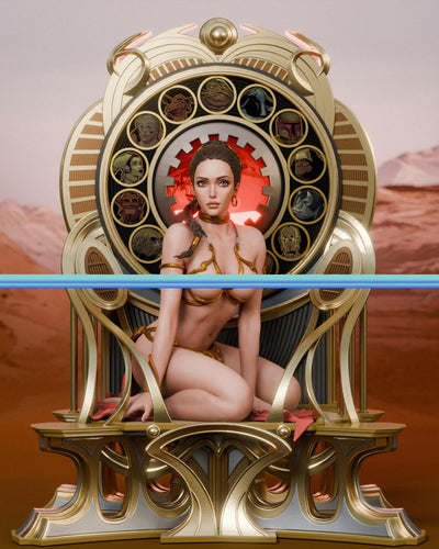 Huttslayer Leia 1/4 Scale Statue by Cincronize Labs