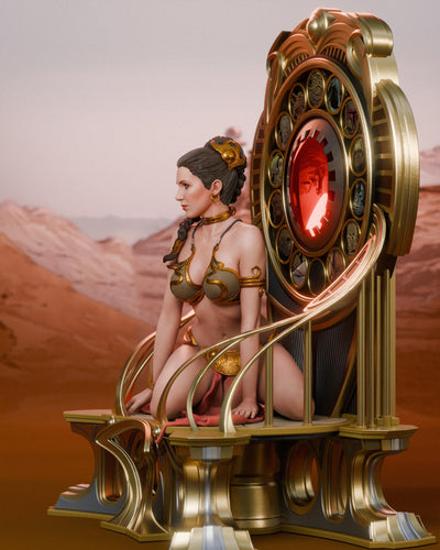 Huttslayer Leia 1/4 Scale Statue by Cincronize Labs