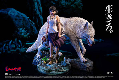 Princess Mononoke - San & Moro (Ver. B) 1/6 Scale Statue by White Deer Studio