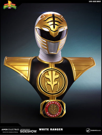 White Ranger Life-Size Bust