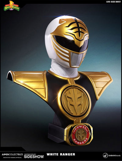 White Ranger Life-Size Bust