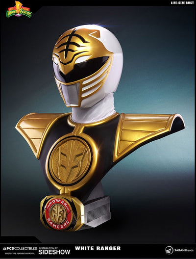 White Ranger Life-Size Bust