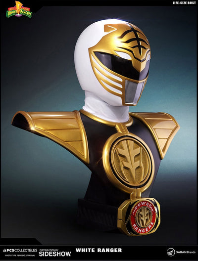White Ranger Life-Size Bust