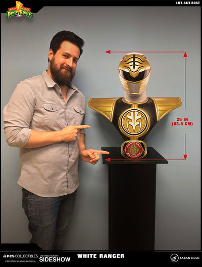 White Ranger Life-Size Bust