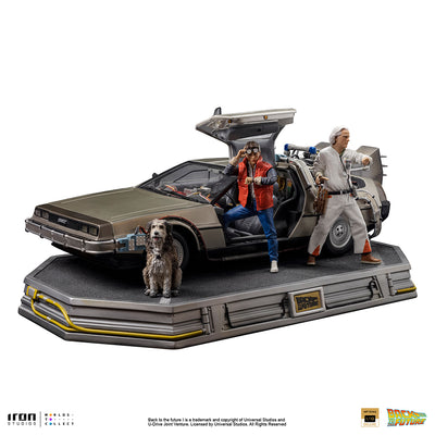 Back to the Future - DeLorean Set DELUXE Version Art Scale 1/10