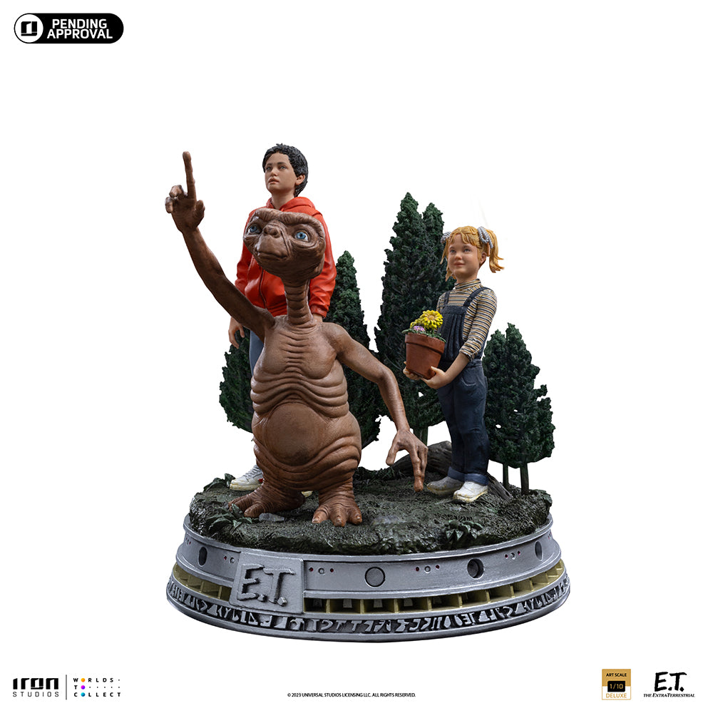 1/10 Scale E.T. & Elliot Art Scale Statue (E.T. - The Extra-Terrestrial),  e.t. 