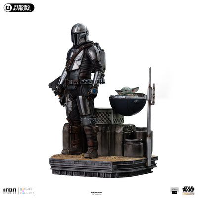 Din Djarin and Din Grogu Art Scale 1/10