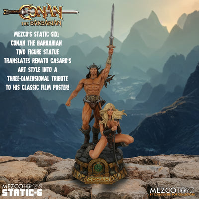 Conan the Barbarian - Conan and Valeria - Static Six - 1/6 Scale Statue