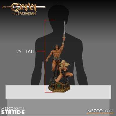 Conan the Barbarian - Conan and Valeria - Static Six - 1/6 Scale Statue