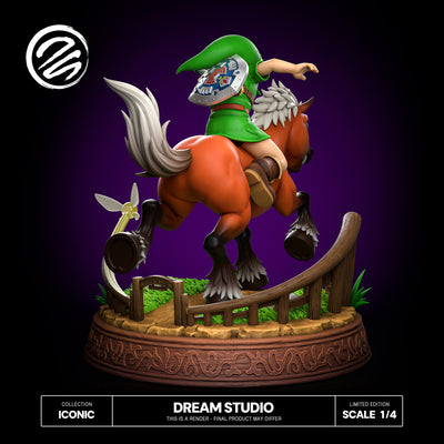 Link and Epona 1/4 Scale Statue by Dream Studio