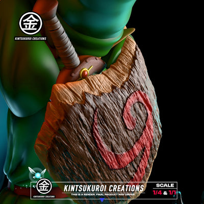 Young Link Pulling Master Sword Life-Size Statue by Kintsukuroi Creations