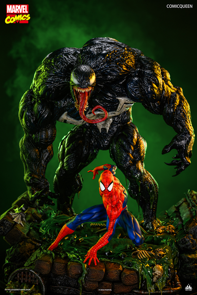 Spider-Man vs. Venom (Premium) Comicqueen 1/4 Scale Statue