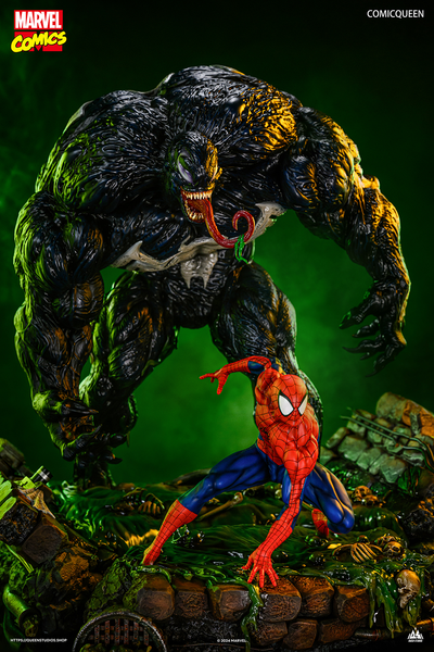 Spider-Man vs. Venom (Regular) Comicqueen 1/4 Scale Statue