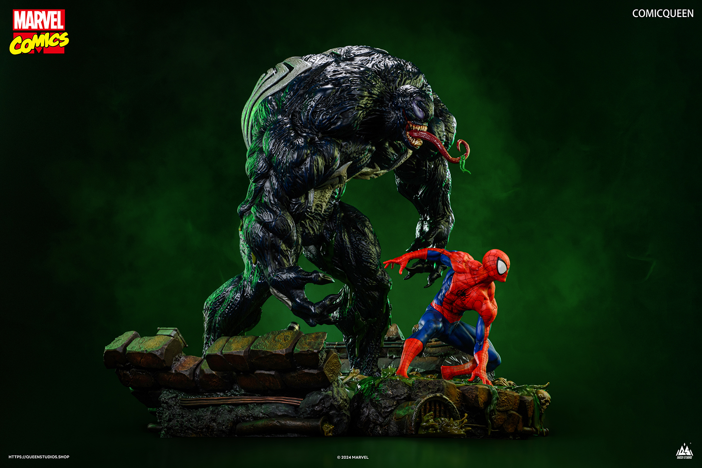 Spider-Man vs. Venom (Regular) Comicqueen 1/4 Scale Statue - Spec Spider-Man vs. Venom (Regular) Comicqueen 1/4 Scale Statue - Spec