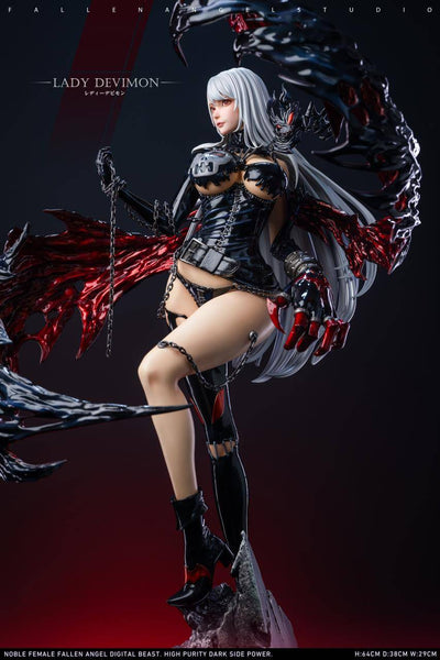 Angemon and LadyDevimon 1/4 Scale Statue Set