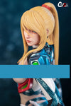 Metroid Dread - Samus (White Armor Nude Body Version C) 1/4 Scale Statue