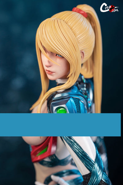 Metroid Dread - Samus (White Armor Nude Body Version C) 1/4 Scale Statue