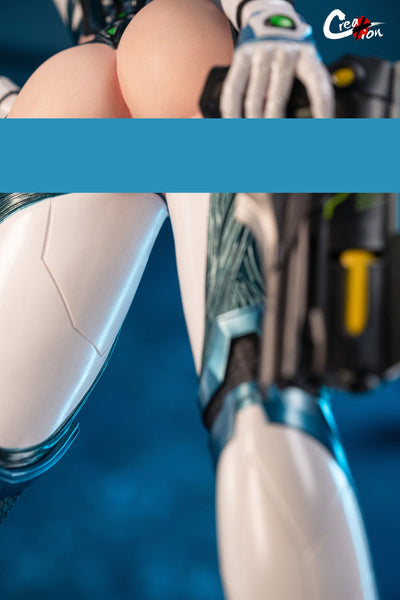 Metroid Dread - Samus (White Armor Nude Body Version C) 1/4 Scale Statue