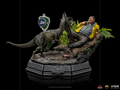 Jurassic Park - Dennis Nedry & Dilophosaurus 1/10 Art Scale