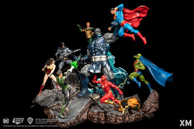 JLA Vs Darkseid Version A (Colour)