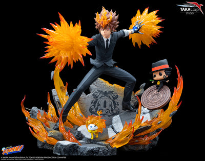 Hitman Reborn - Tsuna, Reborn, and Natsu 1/6 Scale Statue