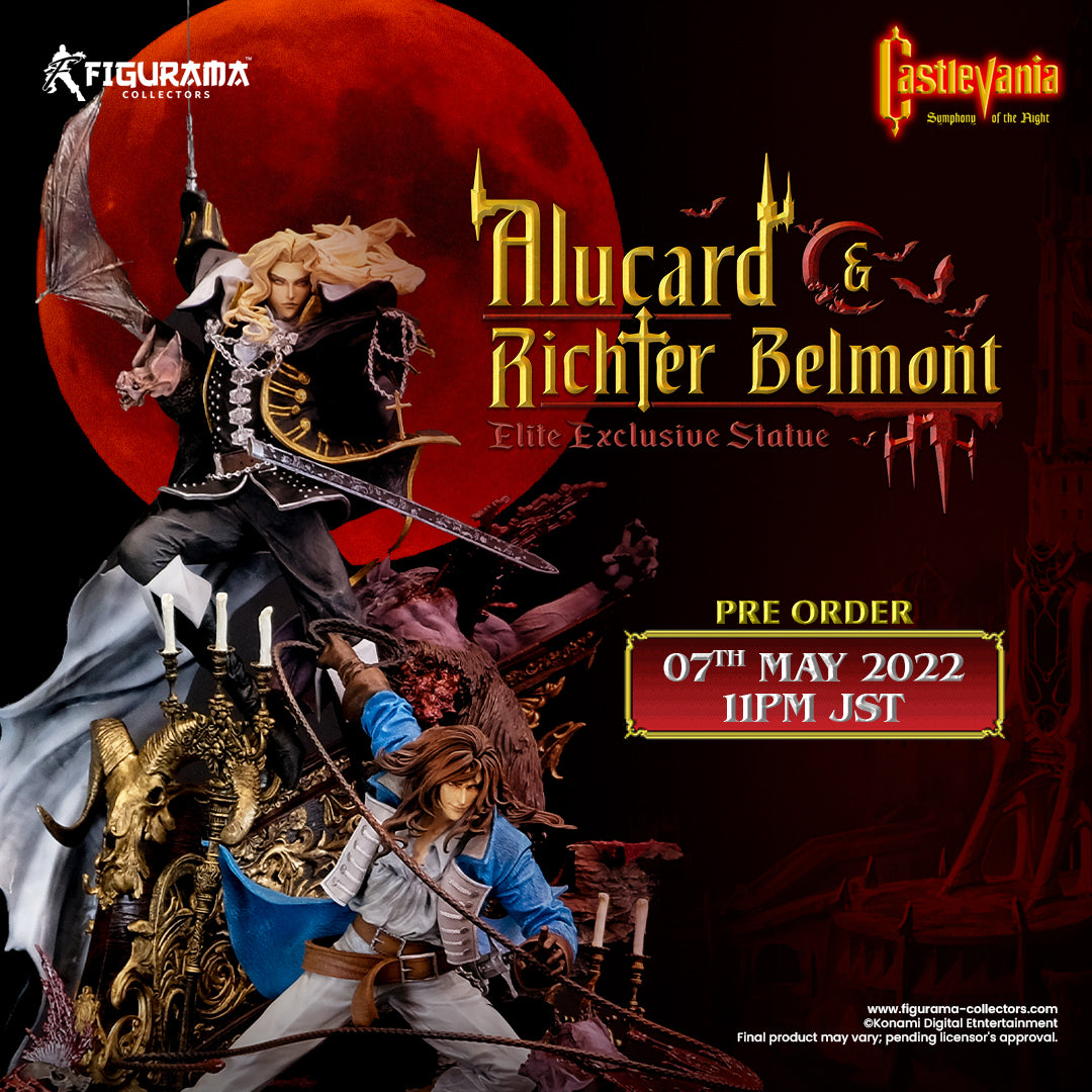 Castlevania Symphony of the Night - Alucard and Richter Elite Exclusive Statue