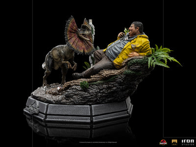 Jurassic Park - Dennis Nedry & Dilophosaurus 1/10 Art Scale