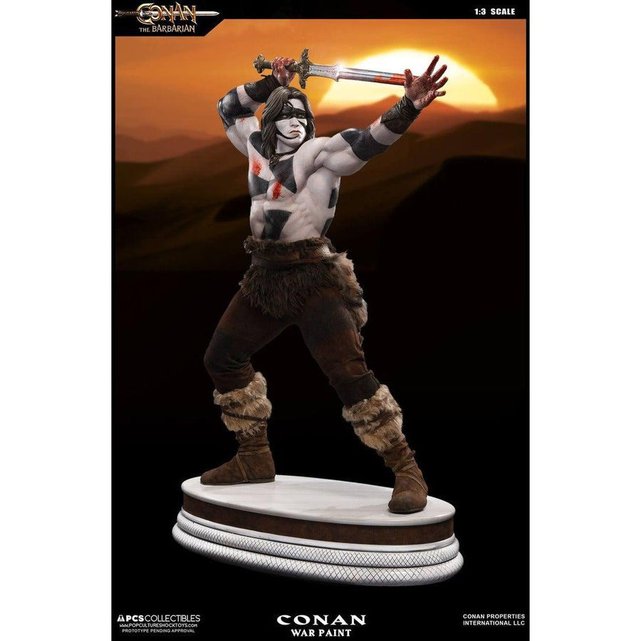 Conan The Barbarian 1/3 Scale Statue WAR PAINT CROM EXCLUSIVE by Pop Culture Shock