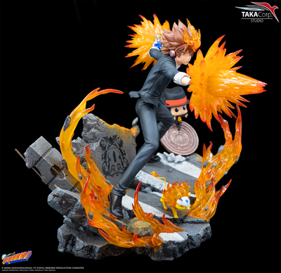 Hitman Reborn - Tsuna, Reborn, and Natsu 1/6 Scale Statue