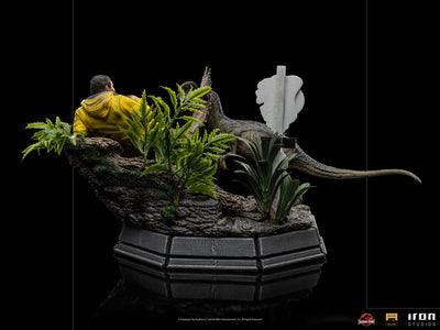 Jurassic Park - Dennis Nedry & Dilophosaurus 1/10 Art Scale