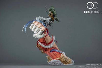 Levi Ackerman VS Female Titan Diorama Statue