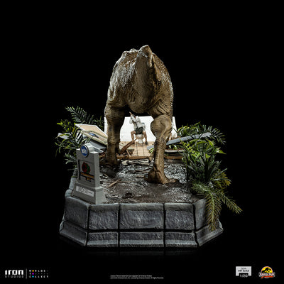 Jurassic Park - T-Rex and Donald Gennaro Demi Scale 1/20